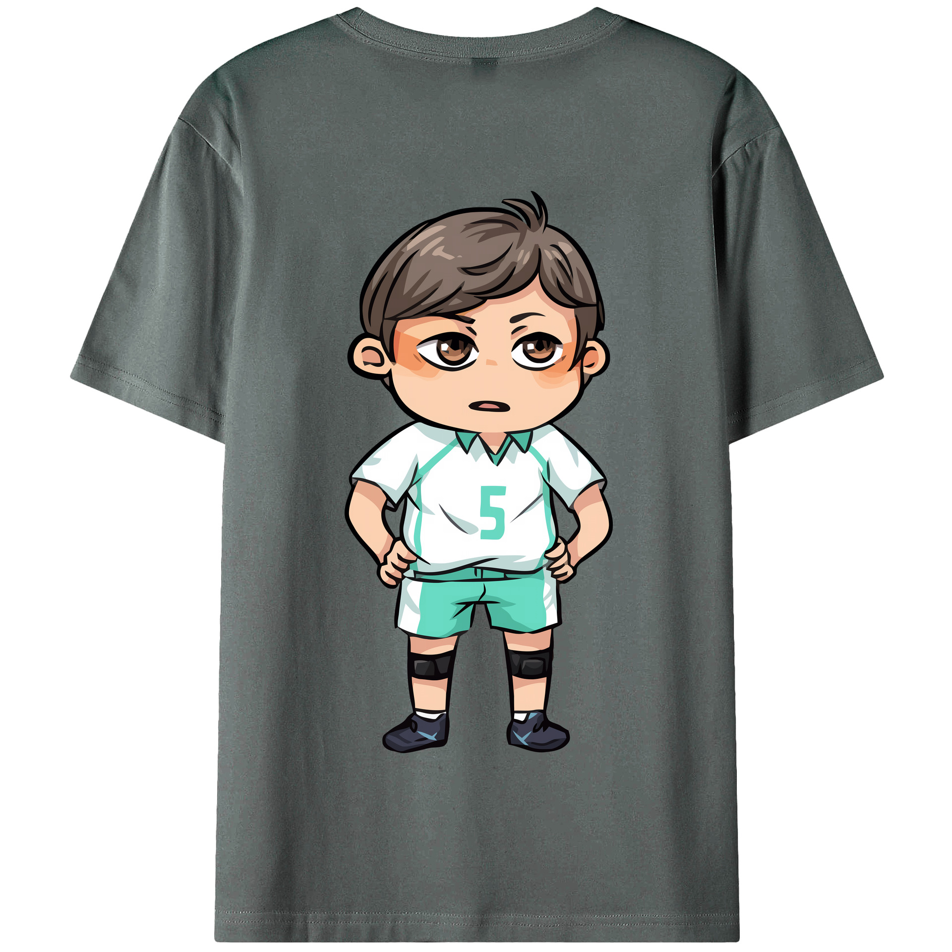 （画像用） ハイキュー!! Haikyu!! 綿100％半袖Tシャツ（背面プリント）
